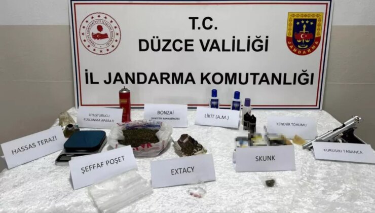 Düzce’de Uyuşturucu Operasyonu: Çok Sayıda Madde Ele Geçirildi